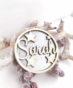 Handmade Weihnachten Silber Weihnachtsanhänger personalisiert