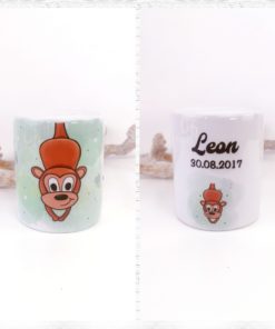 Spardose personalisiert Affe Keramik